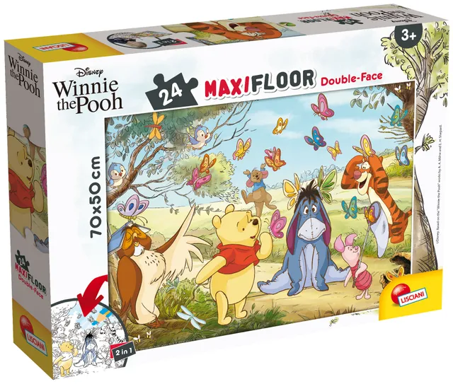 lisciani-disney-puzzle-df-maxi-floor-24-winnie-l-ourson image 1