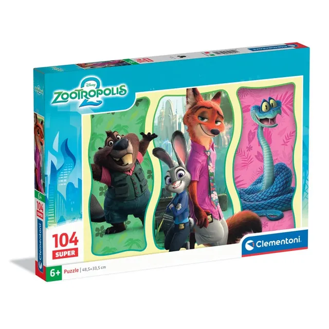 clementoni-zootropolis-2-puzzle-enfant-104-pi-ces-48-5x33-5-cm image 1