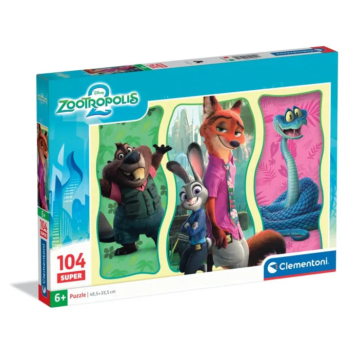 clementoni-zootropolis-2-puzzle-enfant-104-pi-ces-48-5x33-5-cm image 1