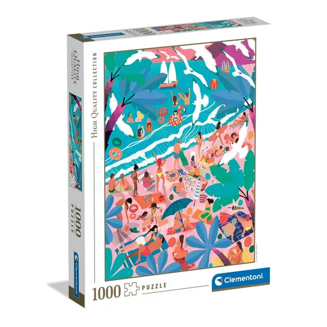 clementoni-sunday-at-the-beach-puzzle-1000-pi-ces image 1