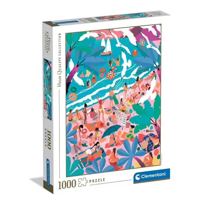 clementoni-sunday-at-the-beach-puzzle-1000-pi-ces image 1