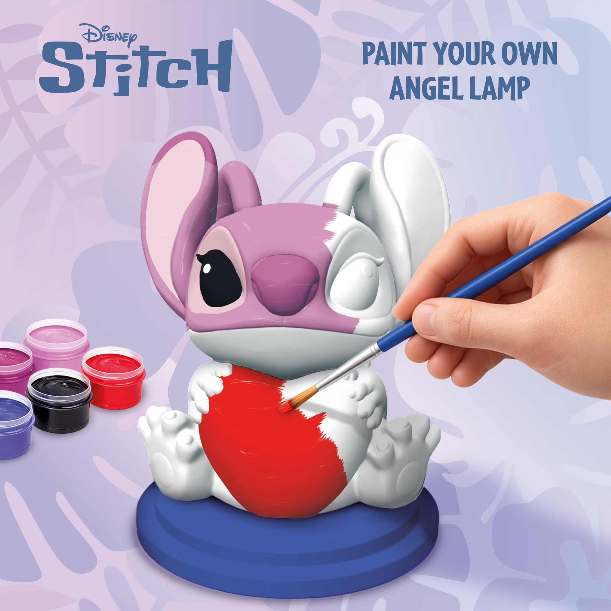 lisciani-paint-your-own-angel-lamp-lampe-stitch-peindre image 3