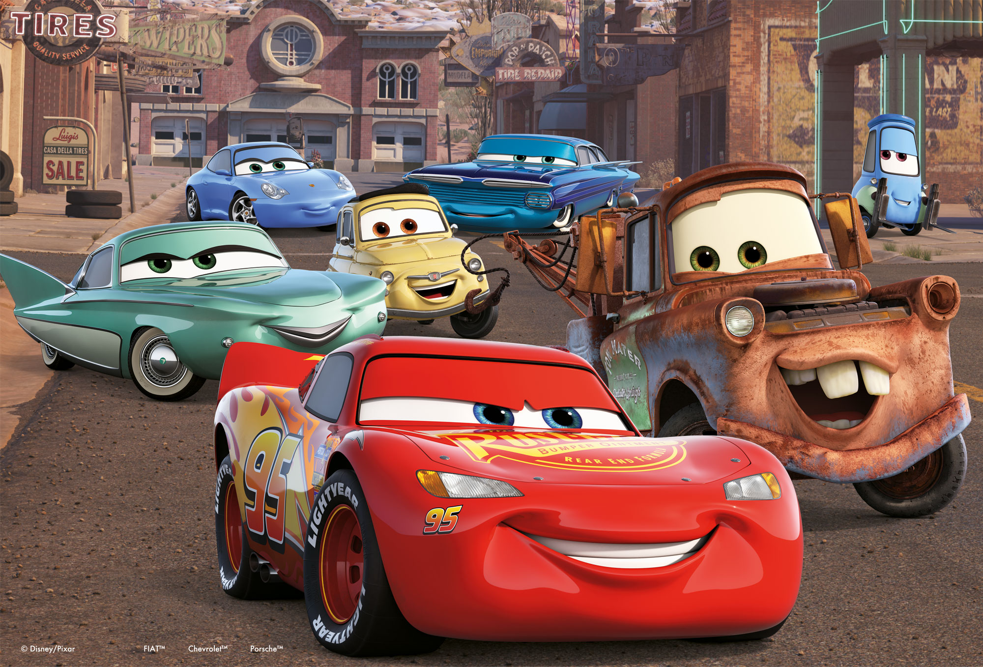 lisciani-disney-puzzle-double-face-plus-24-pi-ces-cars image 2