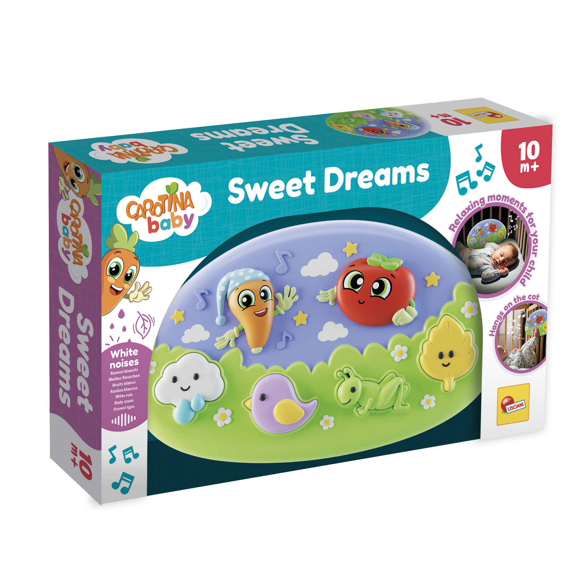 lisciani-carotina-baby-sweet-dreams-veilleuse-musicale-sons-nature image 2