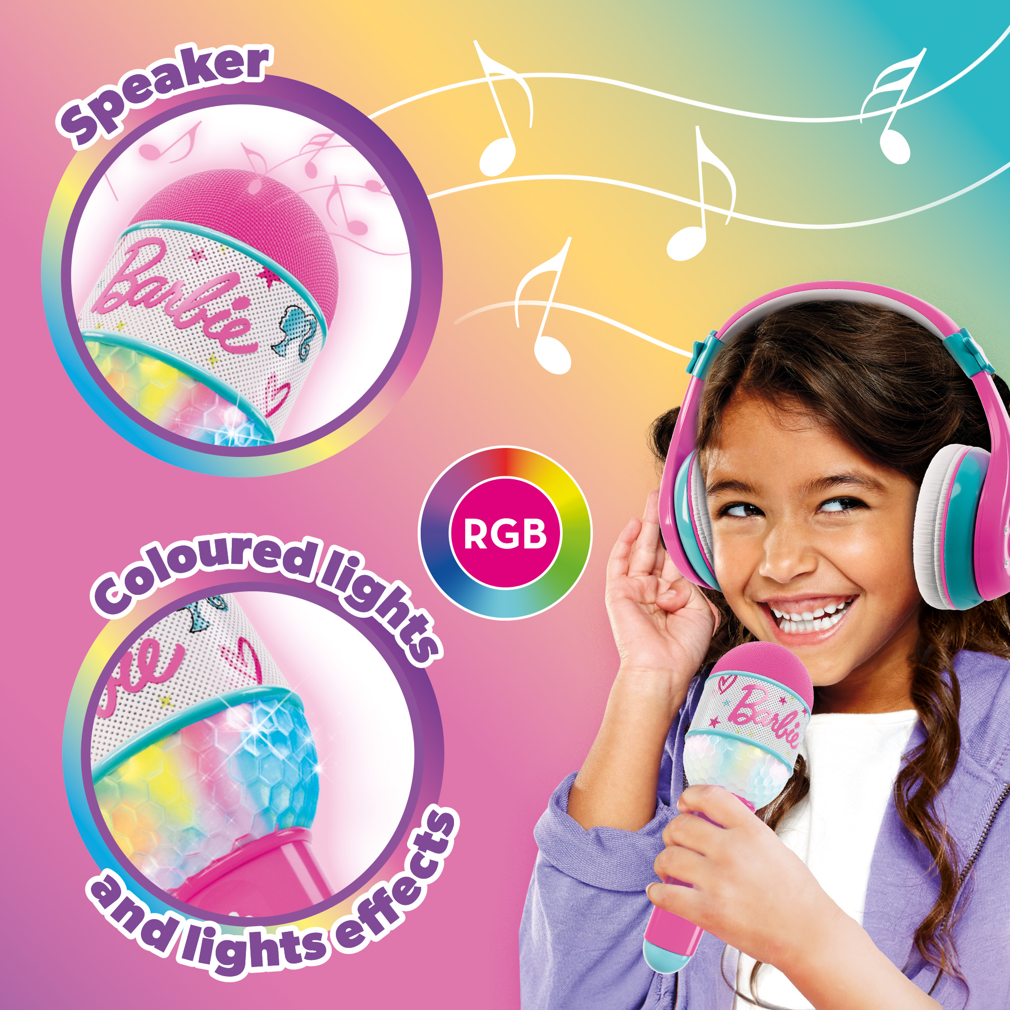 lisciani-barbie-sound-your-style-casque-micro-bluetooth image 4