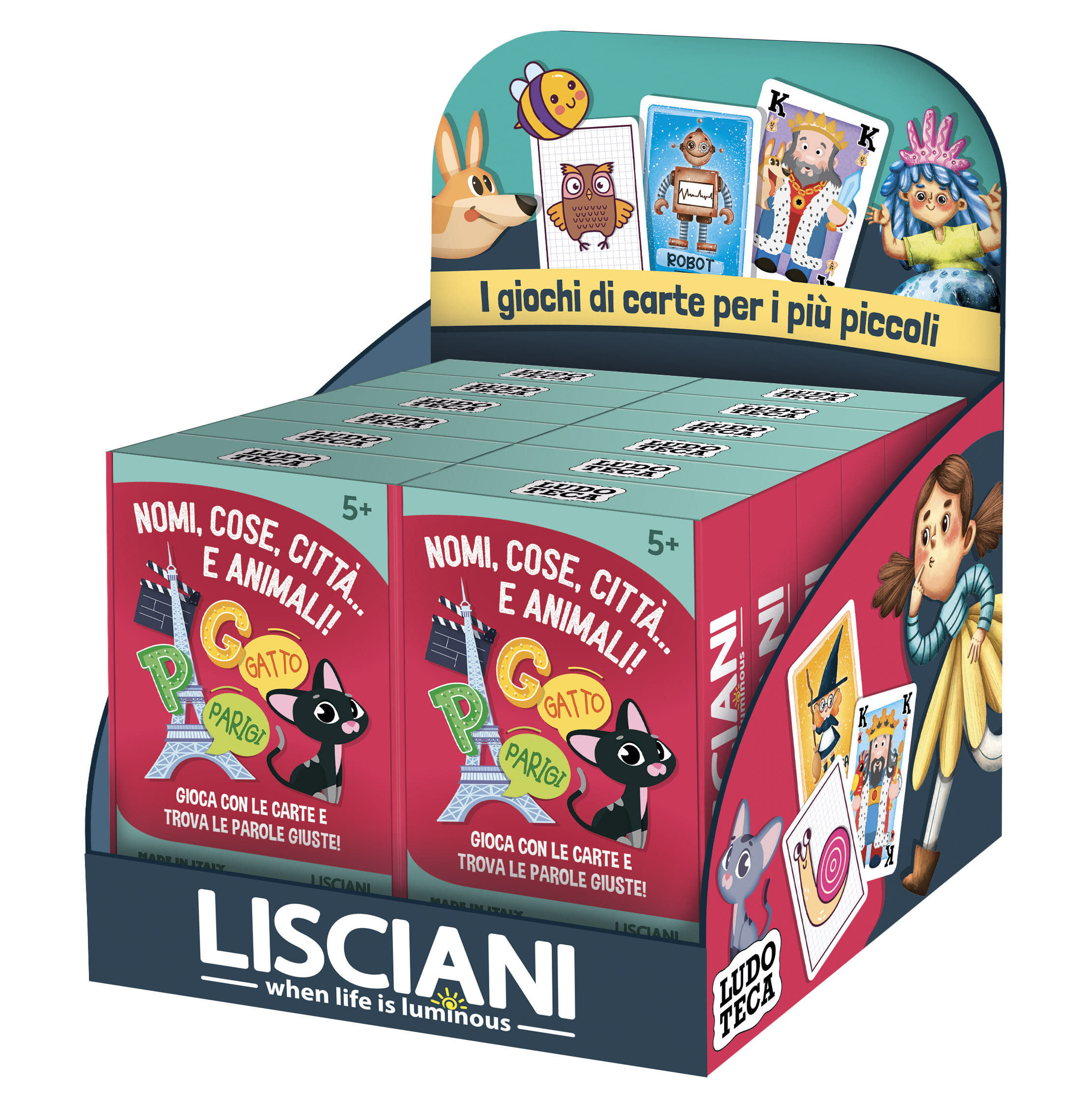 lisciani-ludoteca-le-carte-dei-bambini-nomi-cose-citt-animali-jeu-de-cartes image 4
