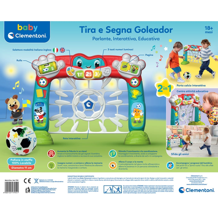 baby-clementoni-tira-e-segna-goleador-but-de-foot-interactif image 5