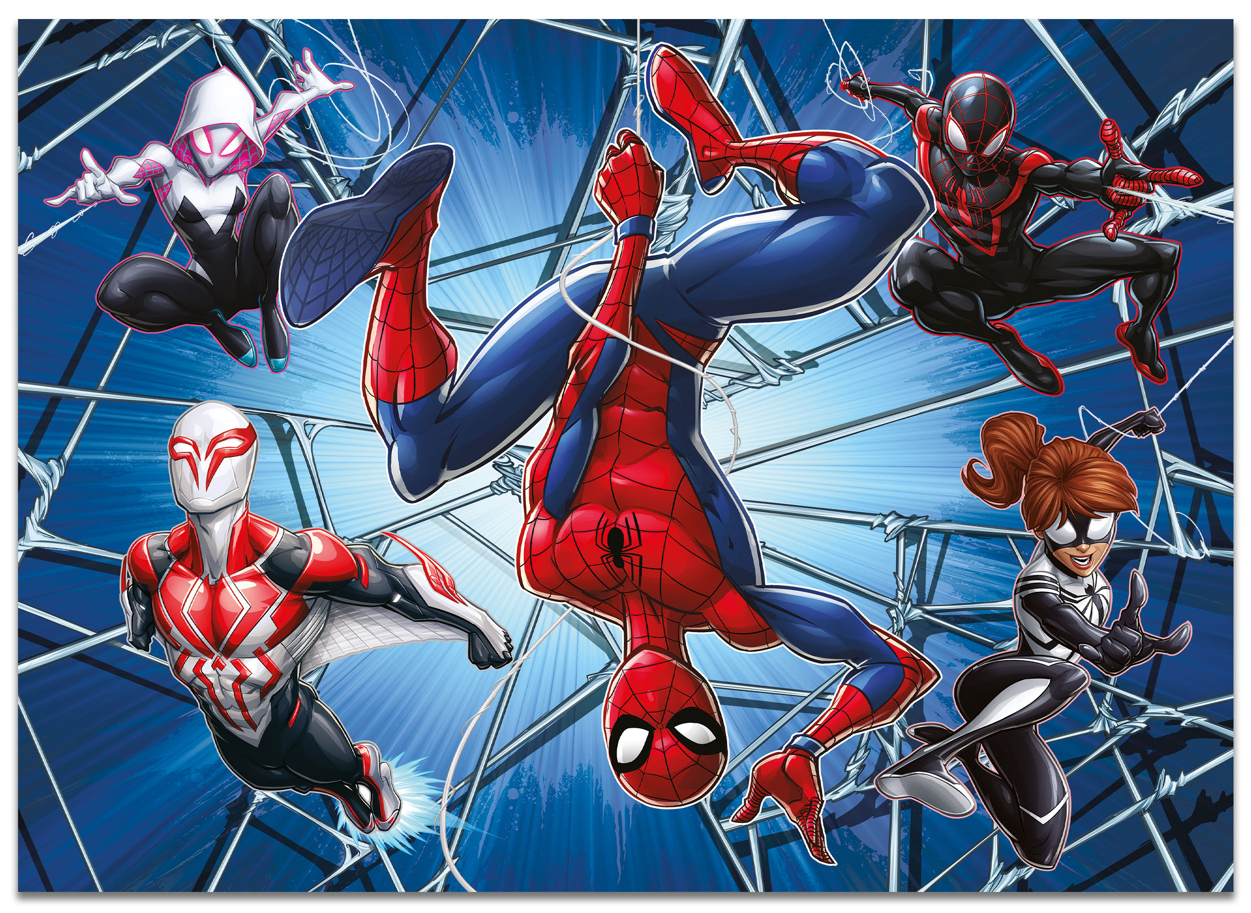 lisciani-marvel-puzzle-df-maxi-floor-4-x-48-spider-man-coffret-4-puzzles image 8