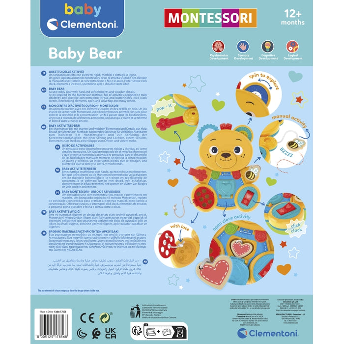 baby-clementoni-baby-bear-busy-board-montessori-1-3-ans image 7