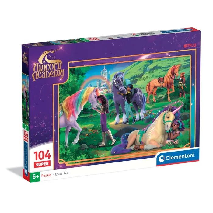 clementoni-unicorn-academy-puzzle-104-pi-ces image 1