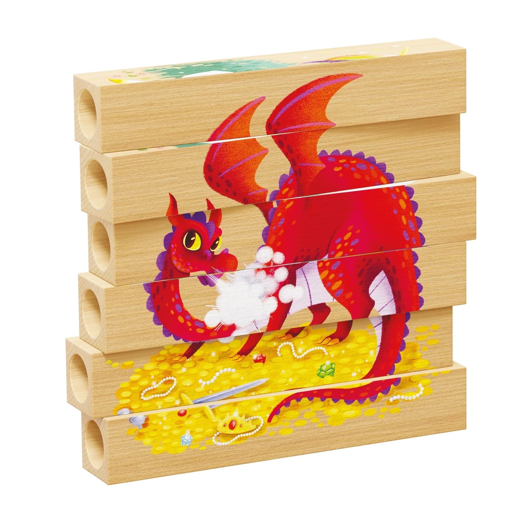 quercetti-80710-four-puzzle-play-bio-animaux-fantastiques image 3