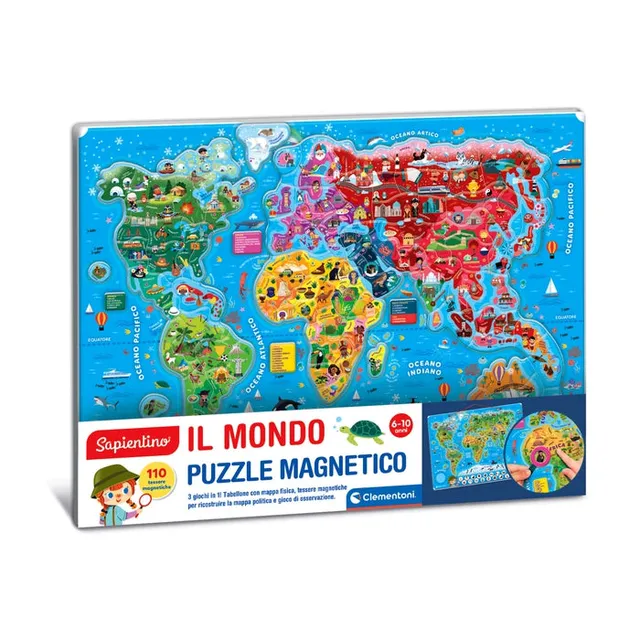 clementoni-sapientino-le-monde-puzzle-magn-tique-55x42-cm image 1