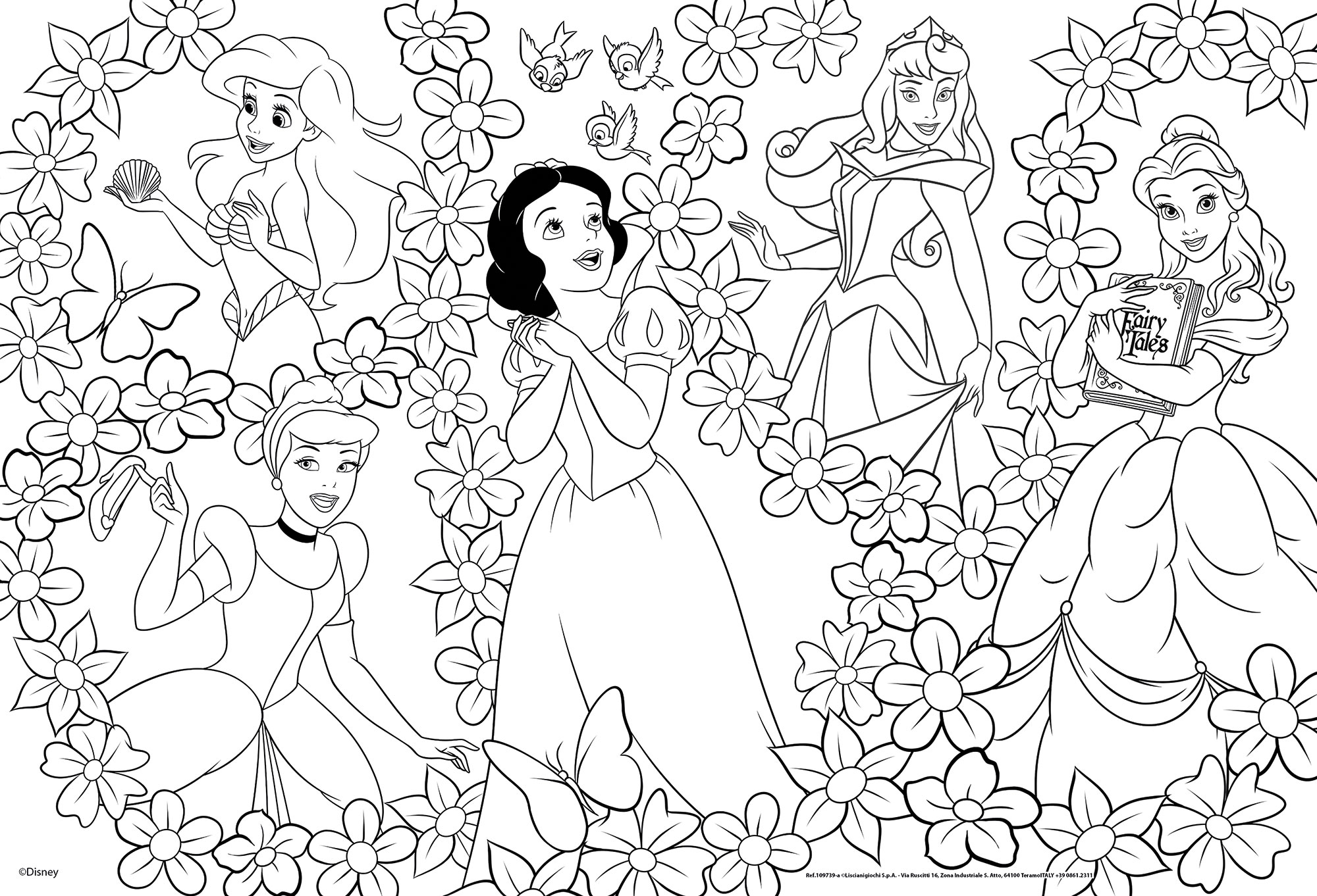 lisciani-disney-puzzle-df-maxifloor-2-x-60-princess-puzzle-g-ant-princesses image 4