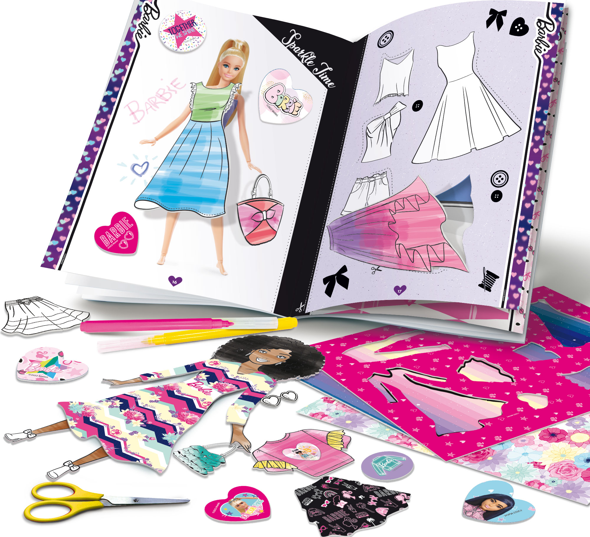 lisciani-barbie-fashion-school-create-your-style image 2