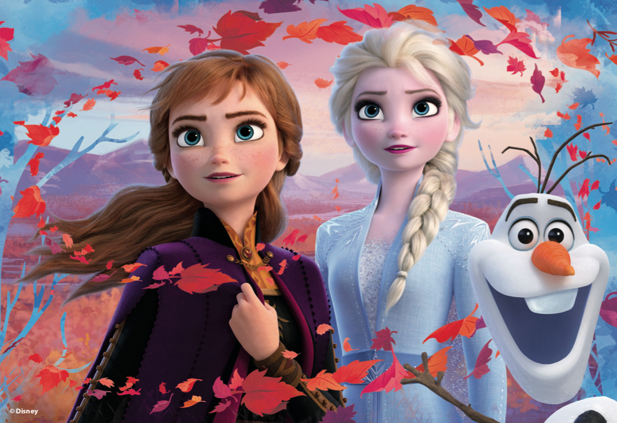 lisciani-disney-maxi-puzzle-double-face-4x48-frozen-2-la-reine-des-neiges-2 image 2