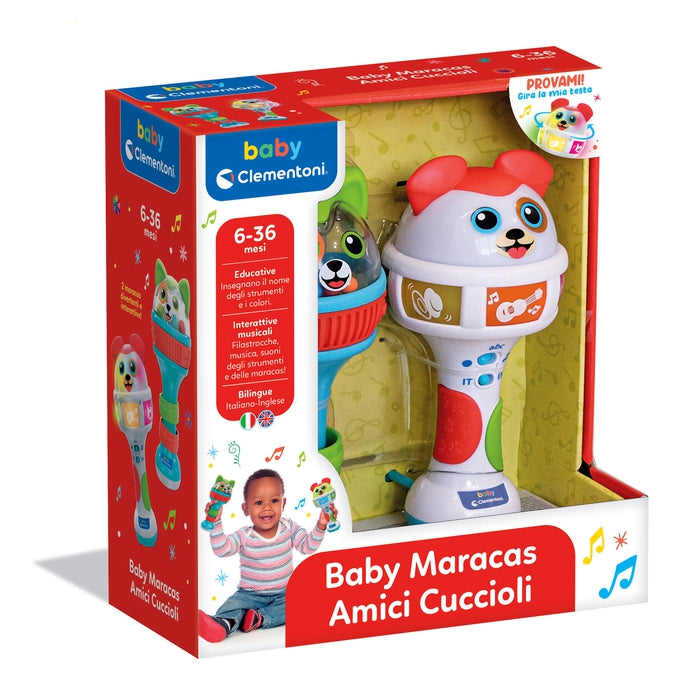 baby-clementoni-maracas-interactives-amis-chiots-musique-et-lumi-res image 2