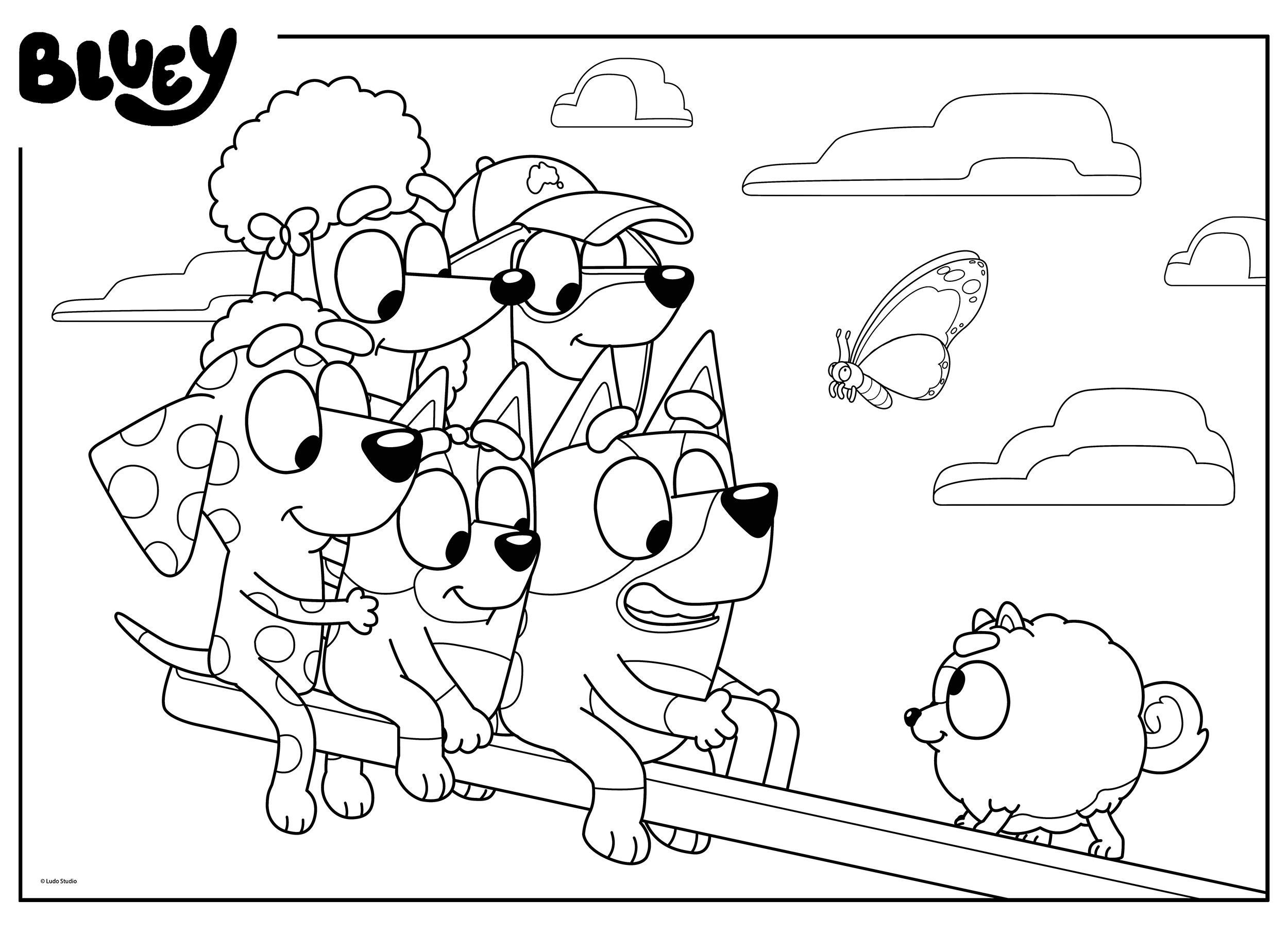 lisciani-bluey-co-puzzle-60-pi-ces-2-en-1-colorier image 3