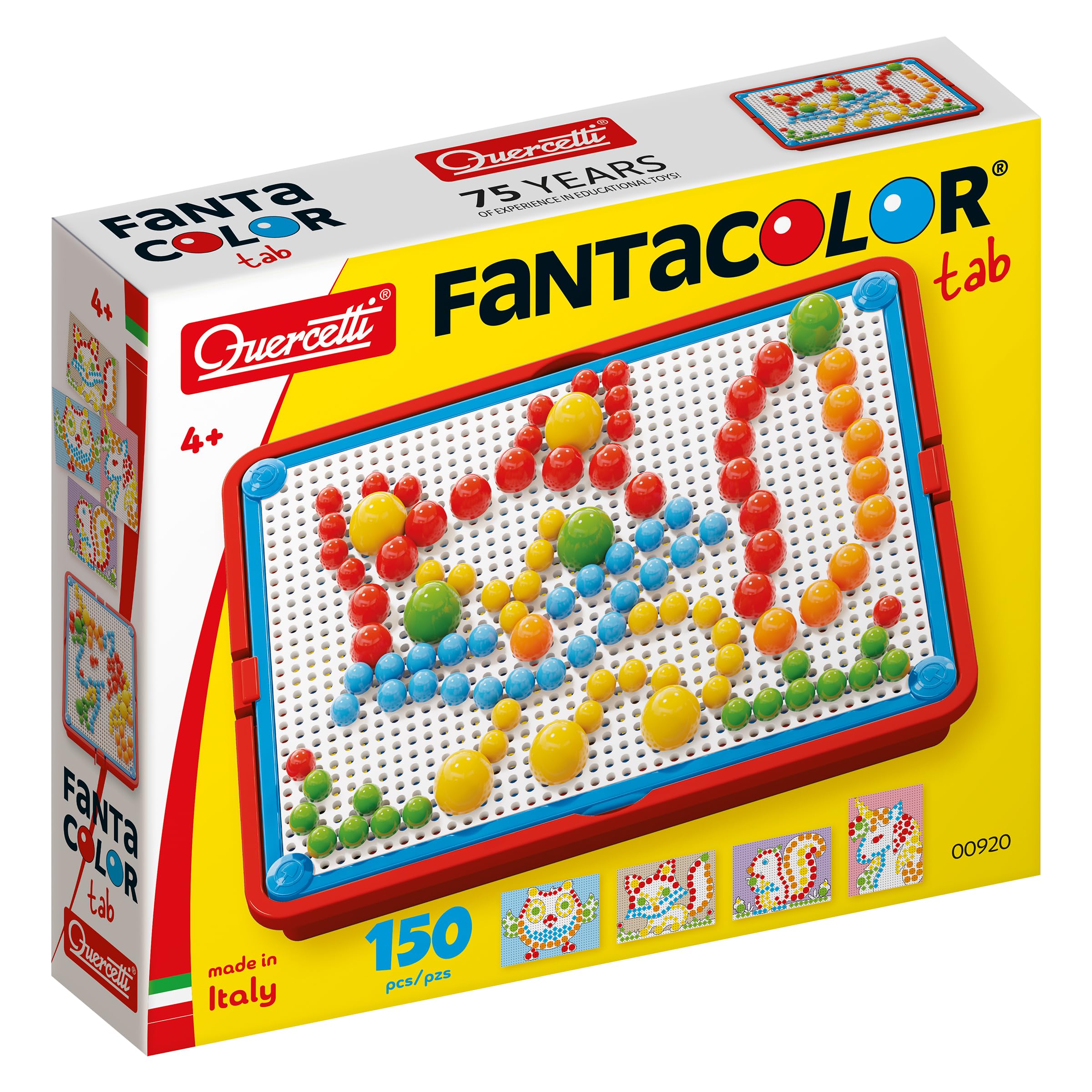 quercetti-fantacolor-portable-jeu-de-mosa-que-cr-ative-150-clous image 1