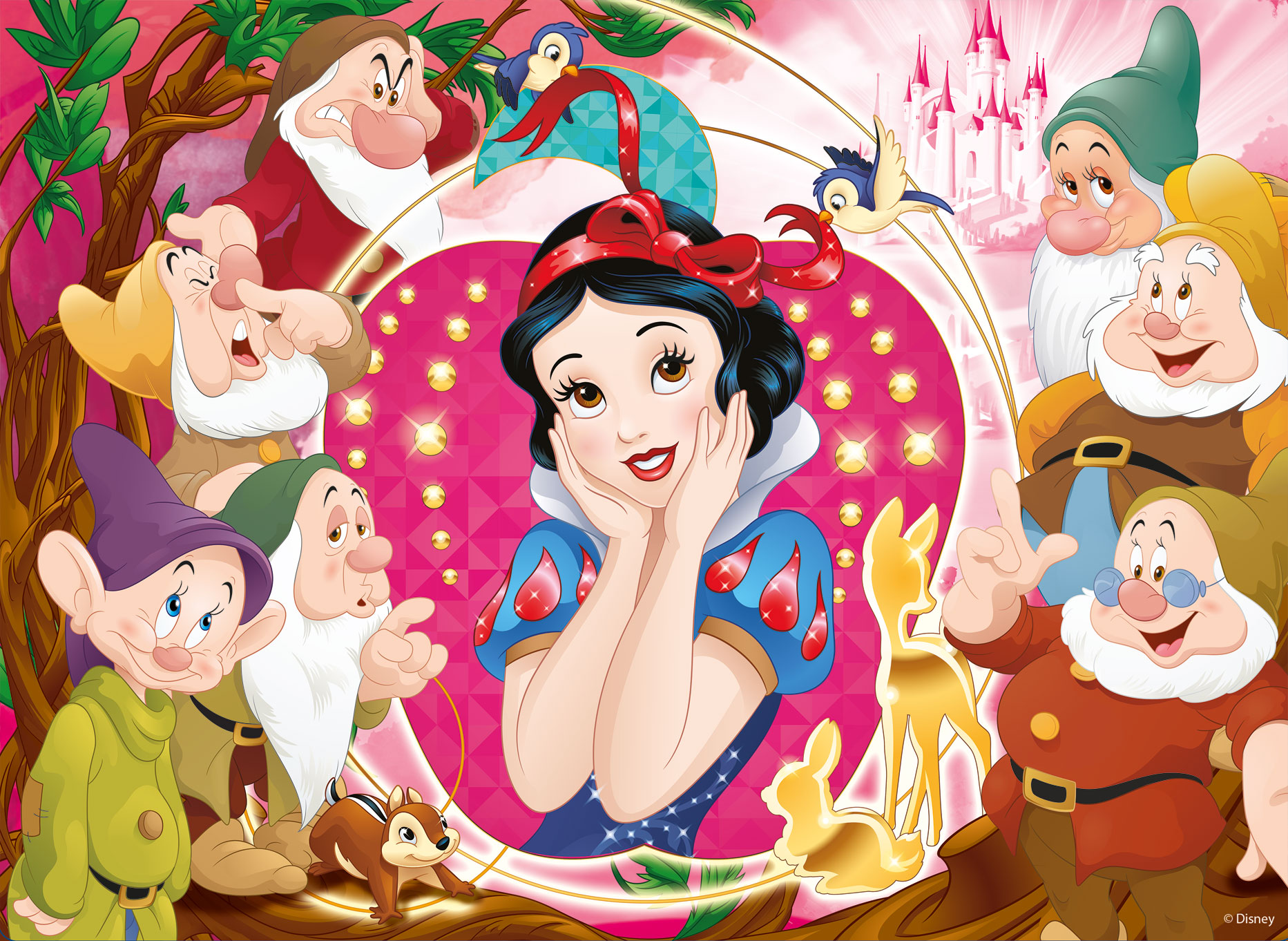 lisciani-disney-princess-puzzle-double-face-maxifloor-4-x-48 image 3