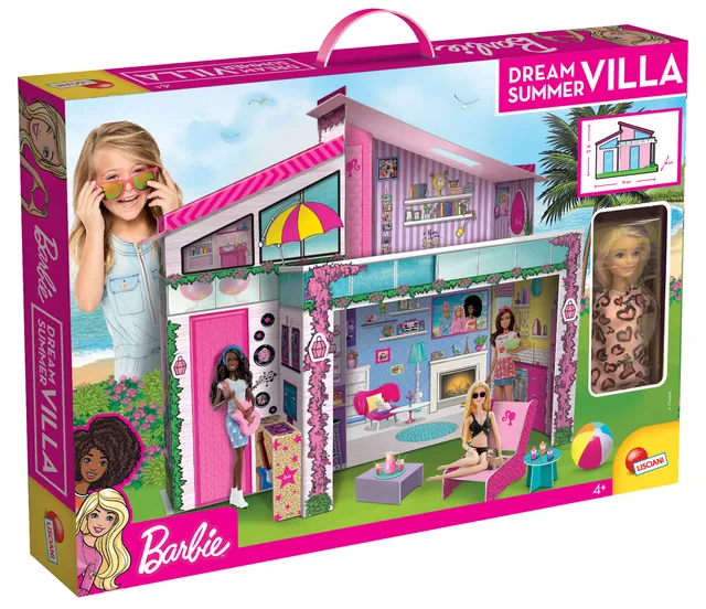 lisciani-barbie-dream-summer-villa-avec-poup-e-villa-2-tages image 1