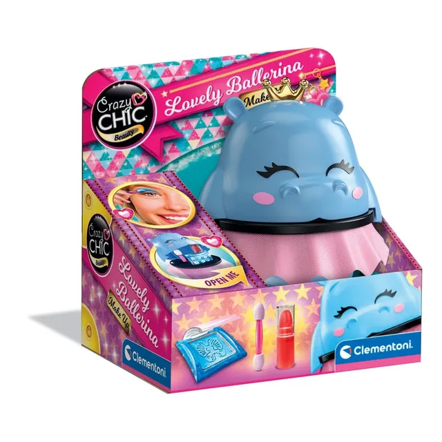 clementoni-crazy-chic-lovely-ballerina-make-up-trousse-hippo image 1