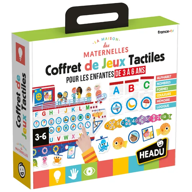 headu-coffret-de-jeux-tactiles-pr-scolaire-3-6-ans-alphabet-formes-couleurs image 1