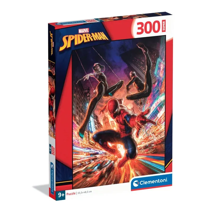 clementoni-puzzle-enfant-spider-man-marvel-300-pi-ces-48-5-x-33-5-cm image 1