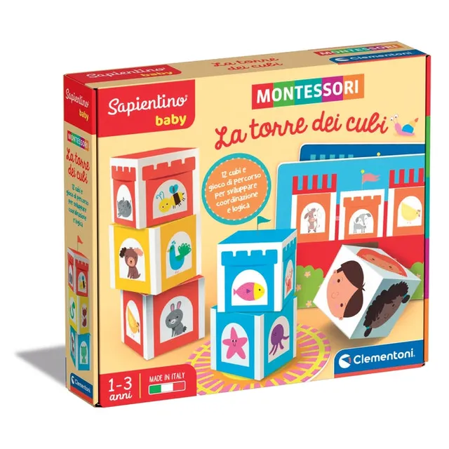 clementoni-sapientino-baby-montessori-la-tour-des-cubes image 1
