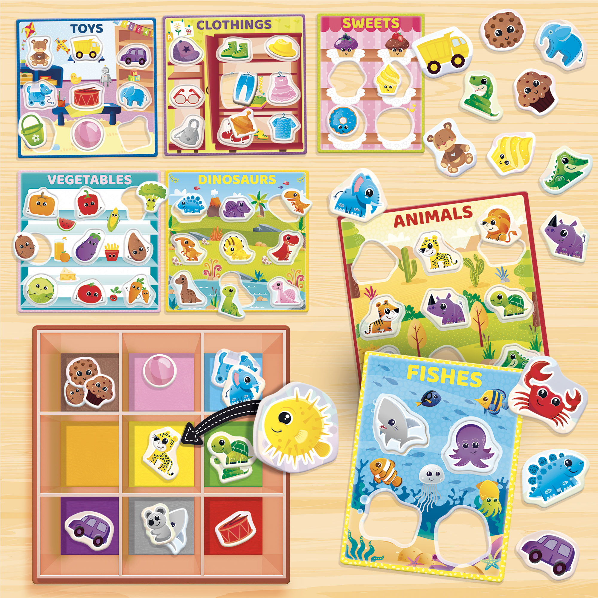 lisciani-montessori-baby-box-colours-jeu-de-tri-des-couleurs image 3