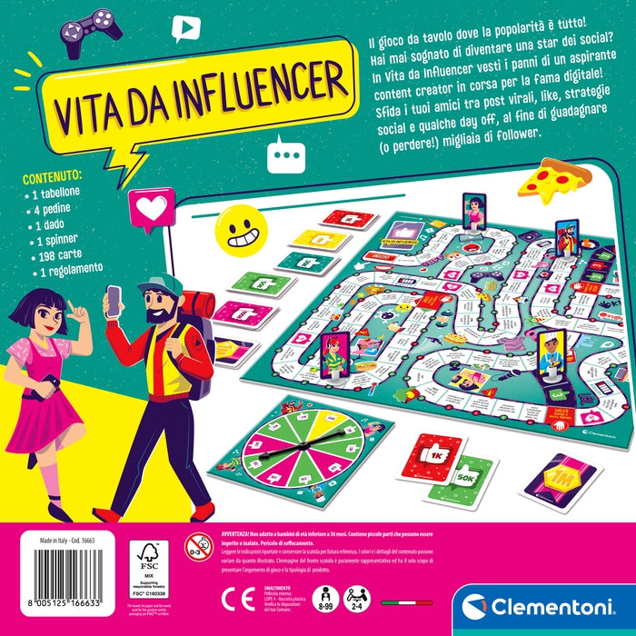 clementoni-party-game-vita-da-influencer-jeu-d-ambiance-7-9-ans image 6