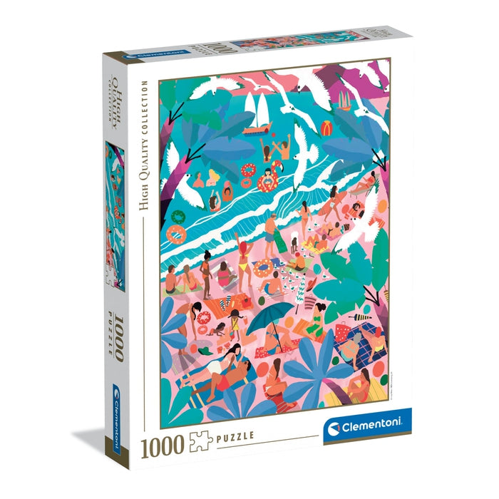 clementoni-sunday-at-the-beach-puzzle-1000-pi-ces image 1
