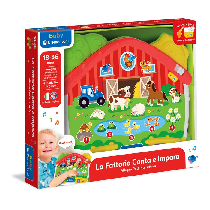 baby-clementoni-la-ferme-chante-et-apprend-ferme-interactive-smart-touch image 2