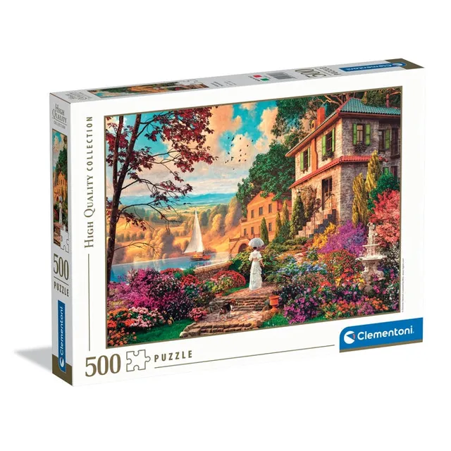 clementoni-victorian-promenade-puzzle-adultes-500-pi-ces-illustration image 1
