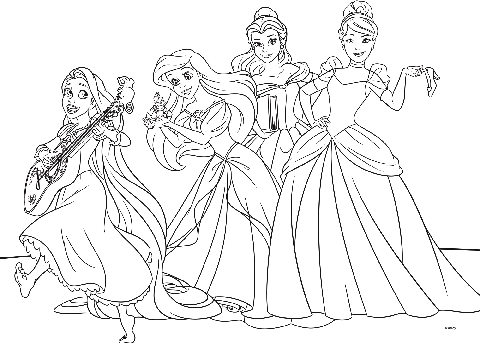 lisciani-disney-puzzle-double-face-maxi-floor-35-princess image 3