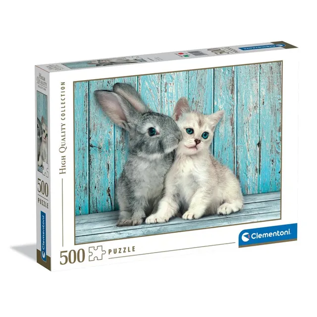 clementoni-cat-bunny-puzzle-adultes-500-pi-ces-49x36-cm image 1