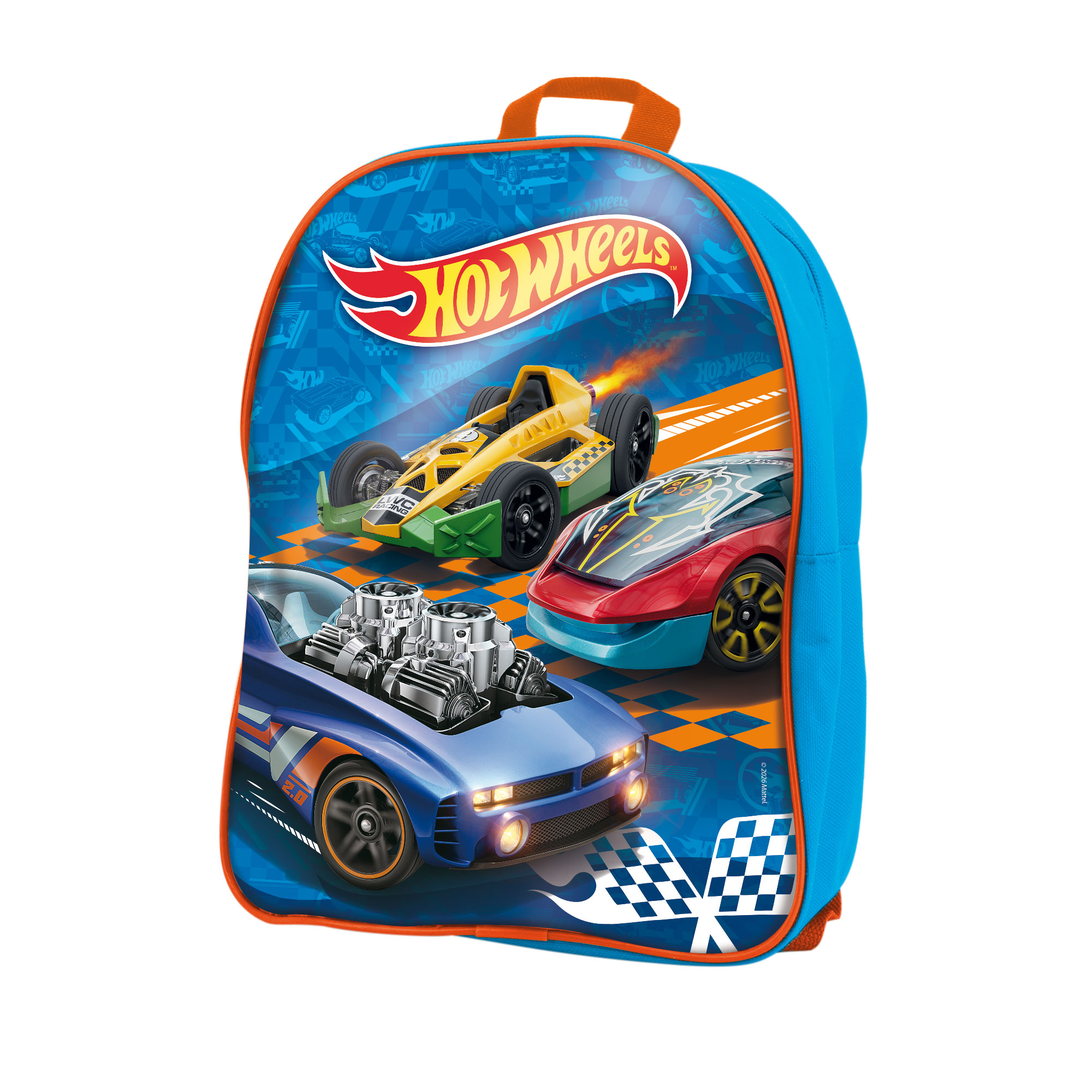 lisciani-hot-wheels-2-en-1-travel-game-cartes-multi-jeux-sac-dos image 2