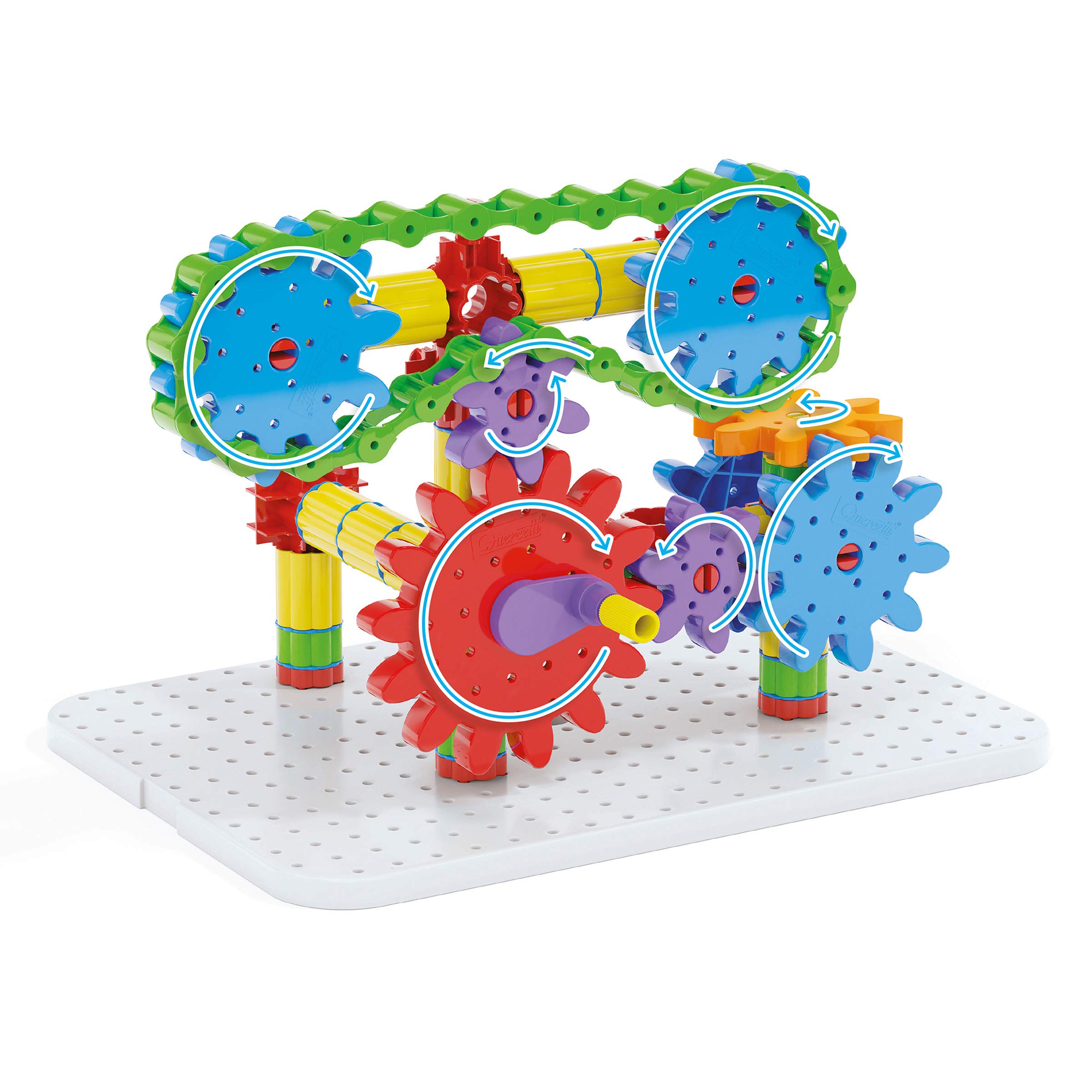 quercetti-georello-tech-starter-set-jeu-de-construction-m-canique-engrenages image 2