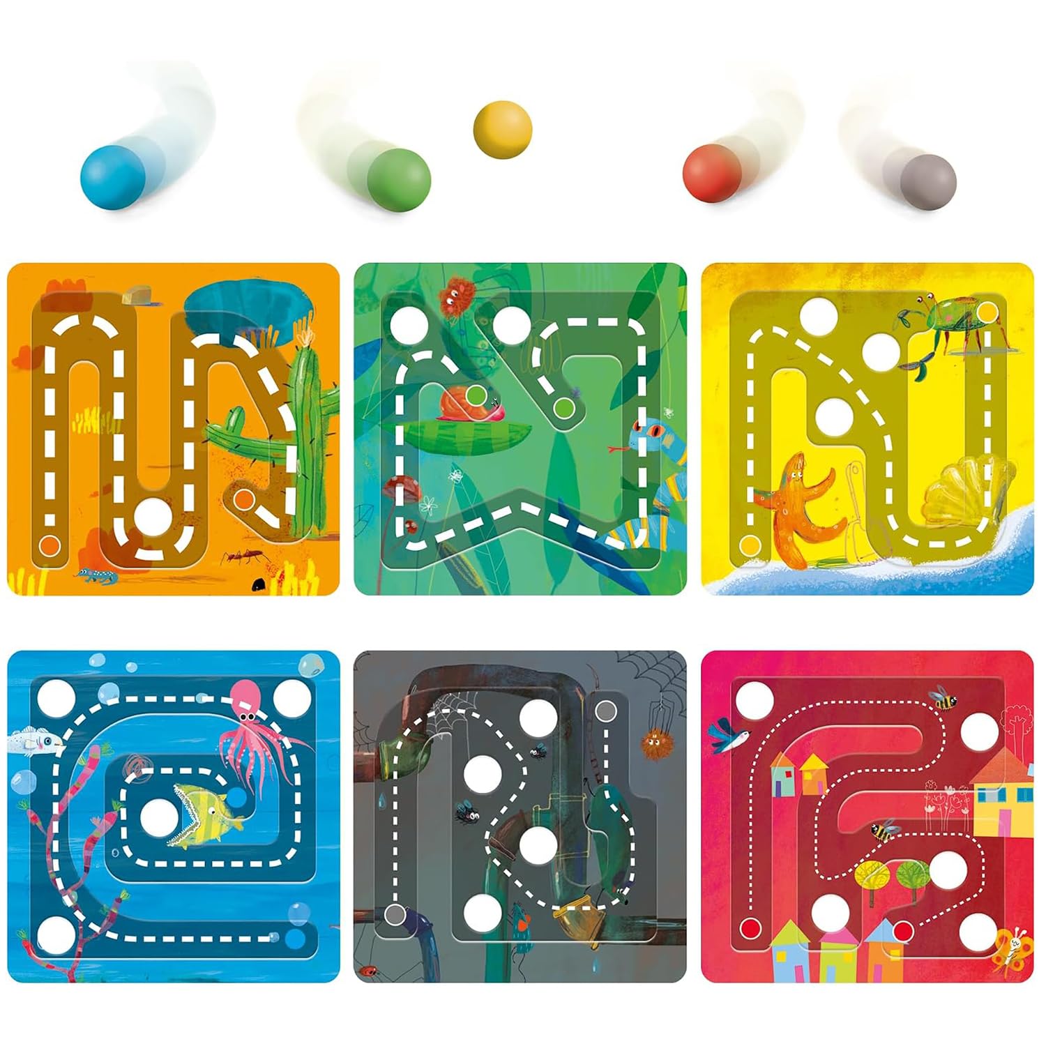 headu-tricks-traps-labyrinth-jeu-de-coordination-il-main-en-bois-3-6-ans image 5