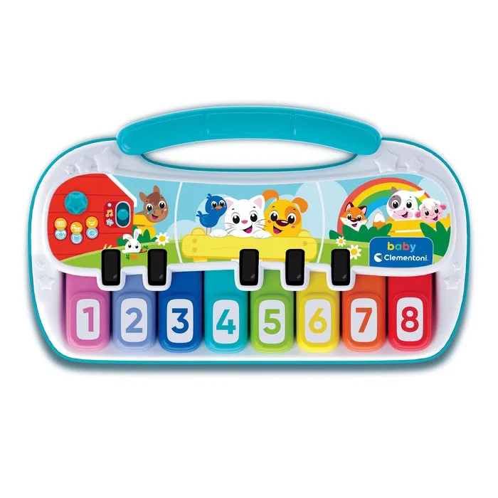 clementoni-baby-animal-piano-pianola-musicale-ducative-1-3-ans image 1