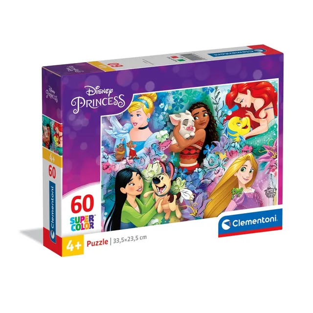 clementoni-disney-princess-puzzle-60-pi-ces-33-5-x-23-5-cm image 1