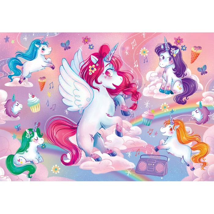 clementoni-jolly-unicorns-puzzle-enfant-24-maxi-pi-ces image 2