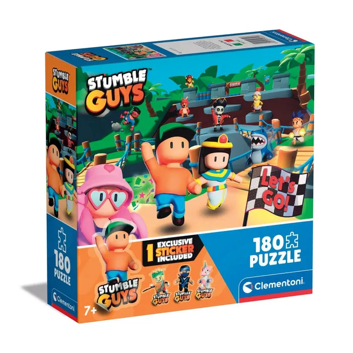 clementoni-puzzle-enfant-stumble-guys-180-pi-ces-48-5-x-33-5-cm image 1