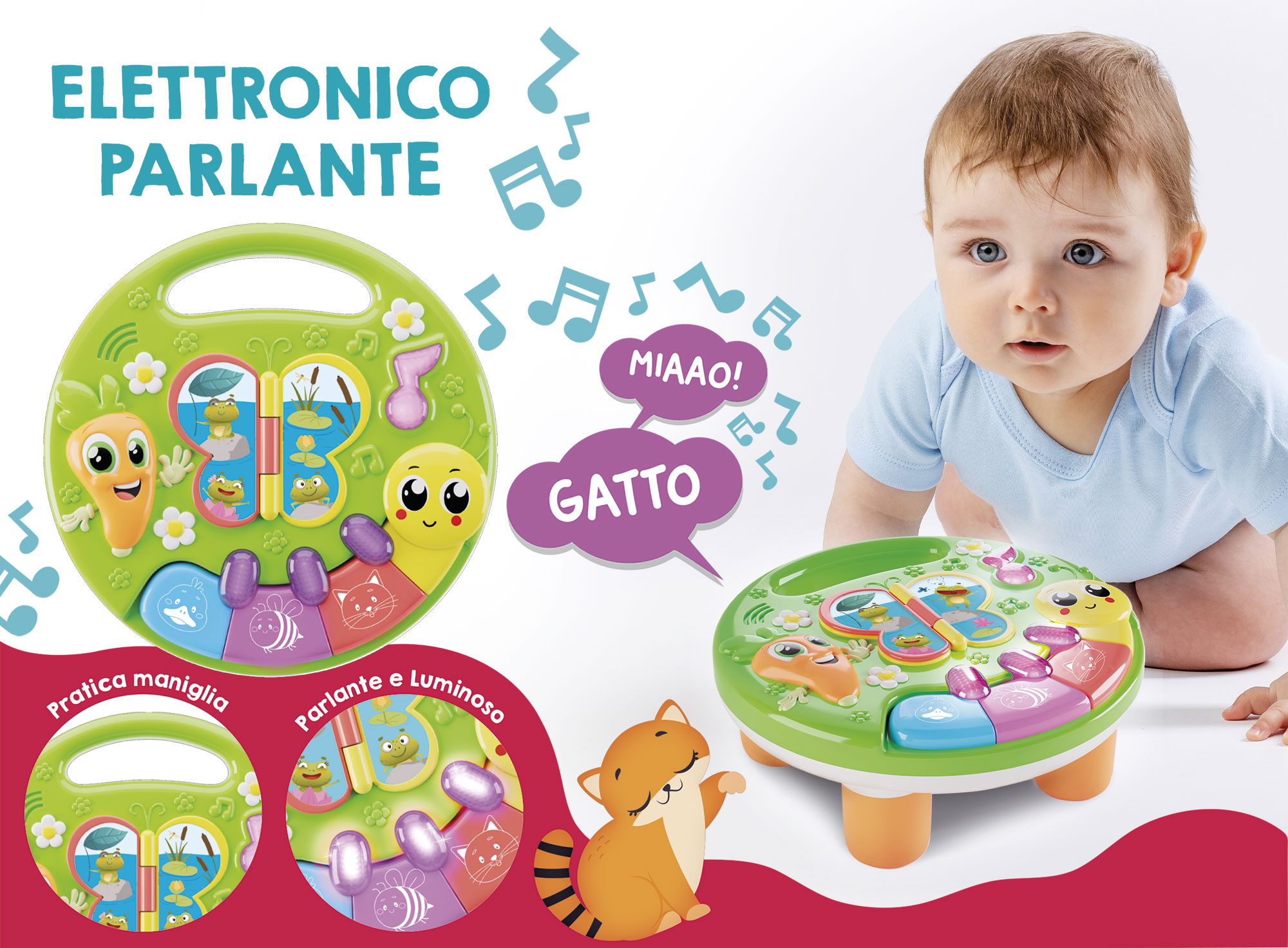 lisciani-carotina-mini-tavolino-educativo-animali-table-d-activit-s-sonore image 4