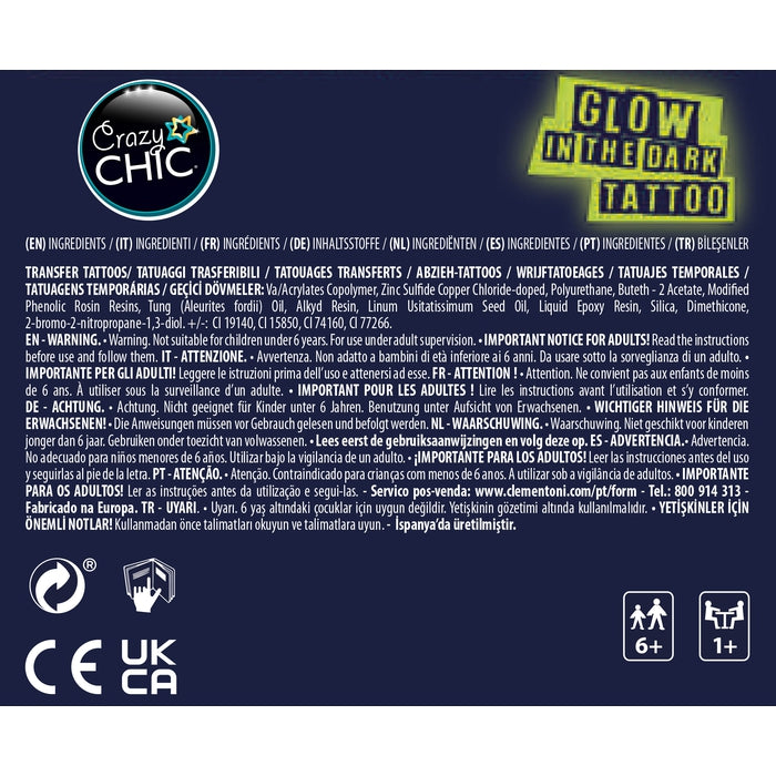 clementoni-crazy-chic-tattoo-glow-in-the-dark image 5