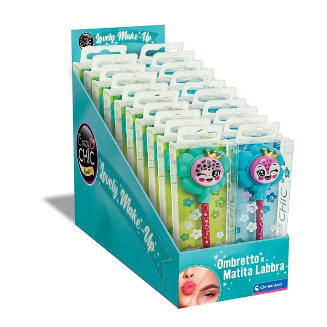 clementoni-crazy-chic-lily-fleur-maquillage-ombretto-crayon-l-vres image 1