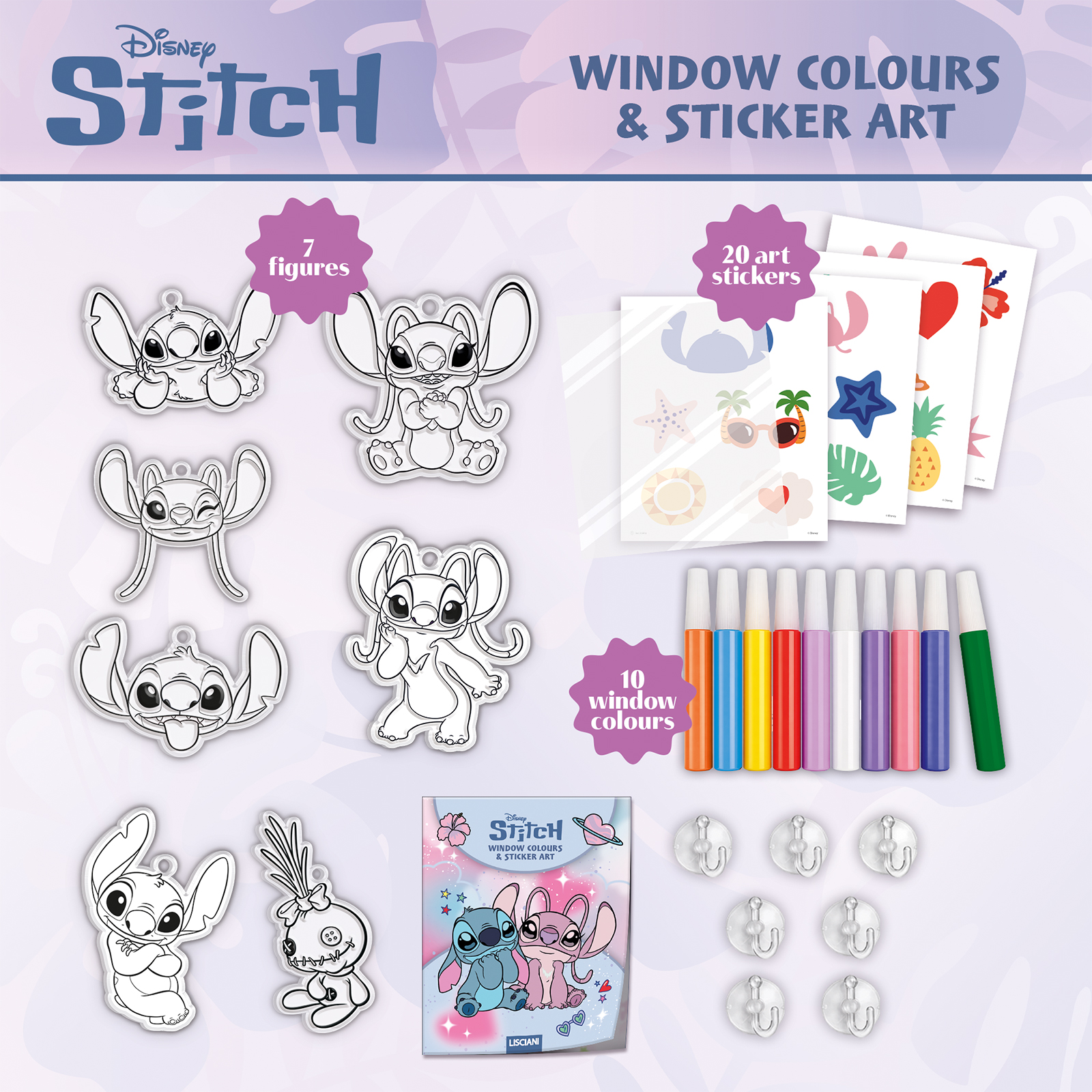 lisciani-stitch-angel-window-colours-sticker-art-kit-vitres image 2