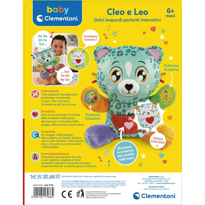 clementoni-baby-clementoni-cleo-e-leo-dolci-leopardi-peluche-interactive image 6