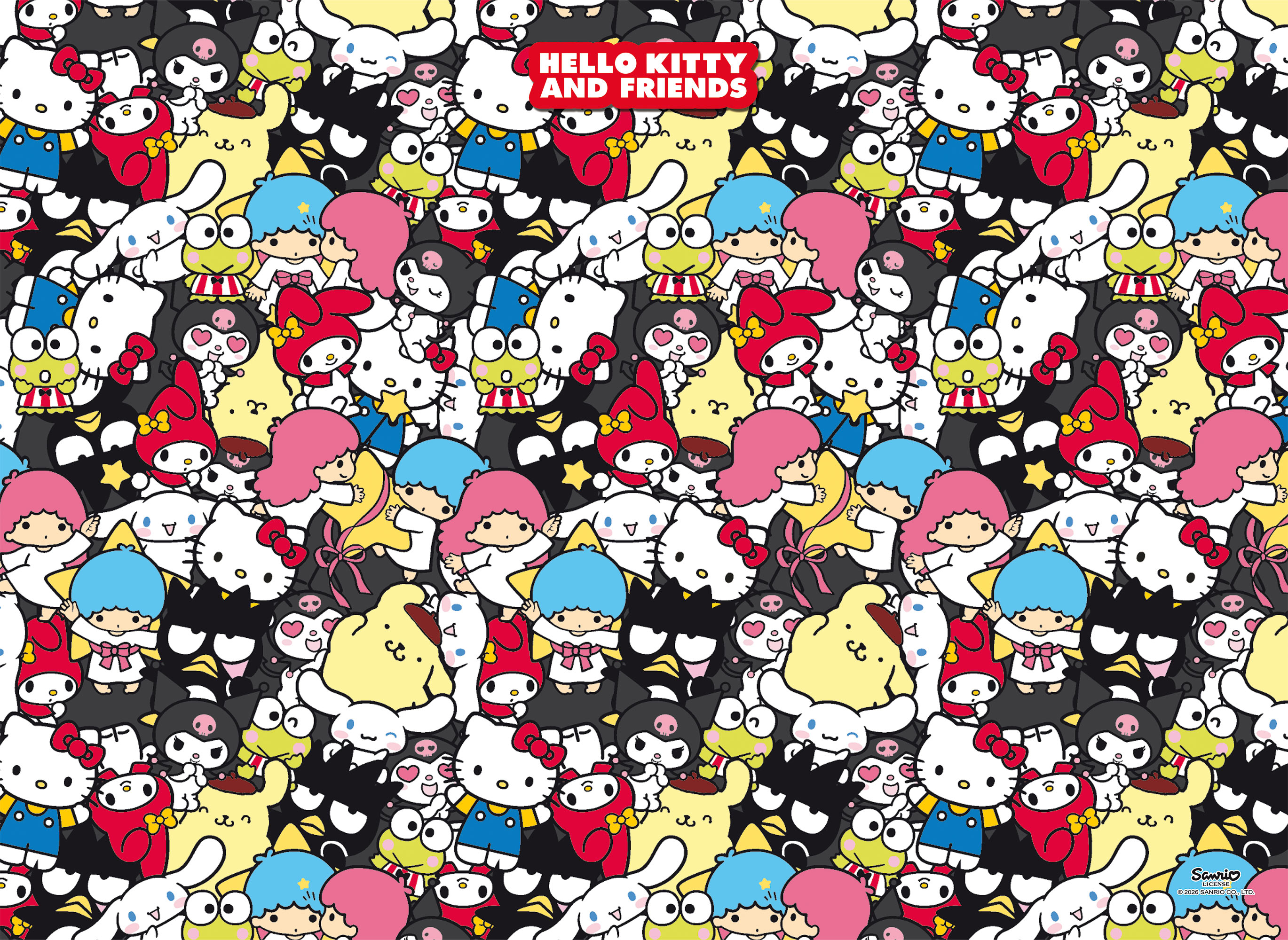 lisciani-puzzle-hello-kitty-and-friends-1000-pi-ces image 2