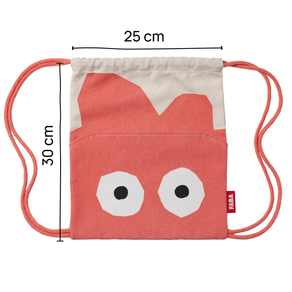 faba-sac-dos-hop-rouge-en-coton-pour-conteurs-faba-et-faba image 2