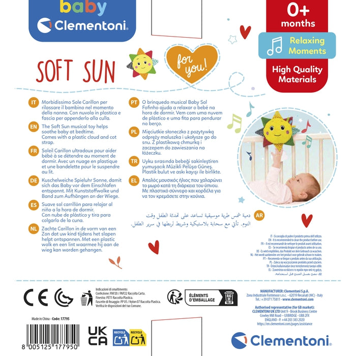 clementoni-baby-clementoni-soft-sun-carillon-doudou-b-b-0-mois image 6